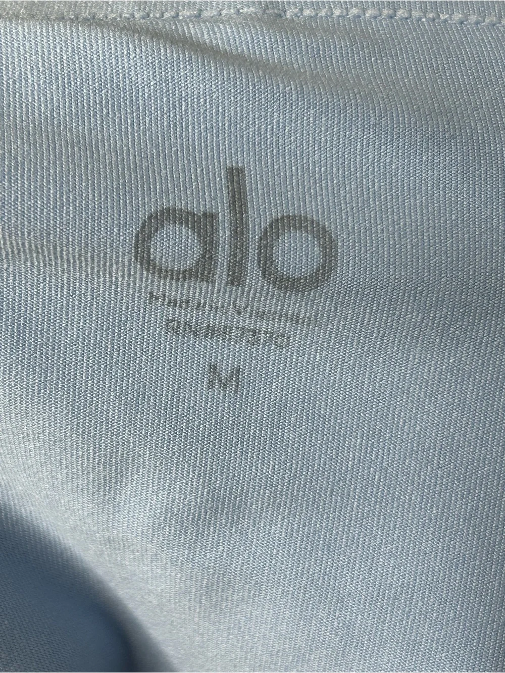 ALO Yoga Pale Blue Textured Circle Skirt